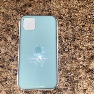 Green IPhone11 Pro Max Silicone case
